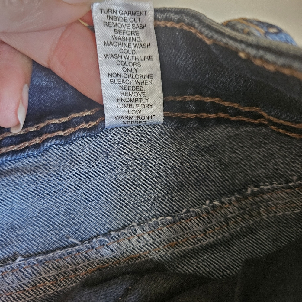 Est. 1946 Denim Women's Size 16 Blue Jeans With Ankle Lace Up - Picture 5 of 11